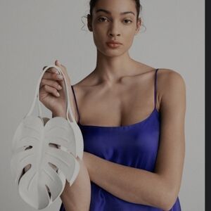 STAUD White Leaf Mini Bag